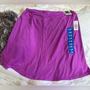 Sansara Purple A-Line Knit Skirt